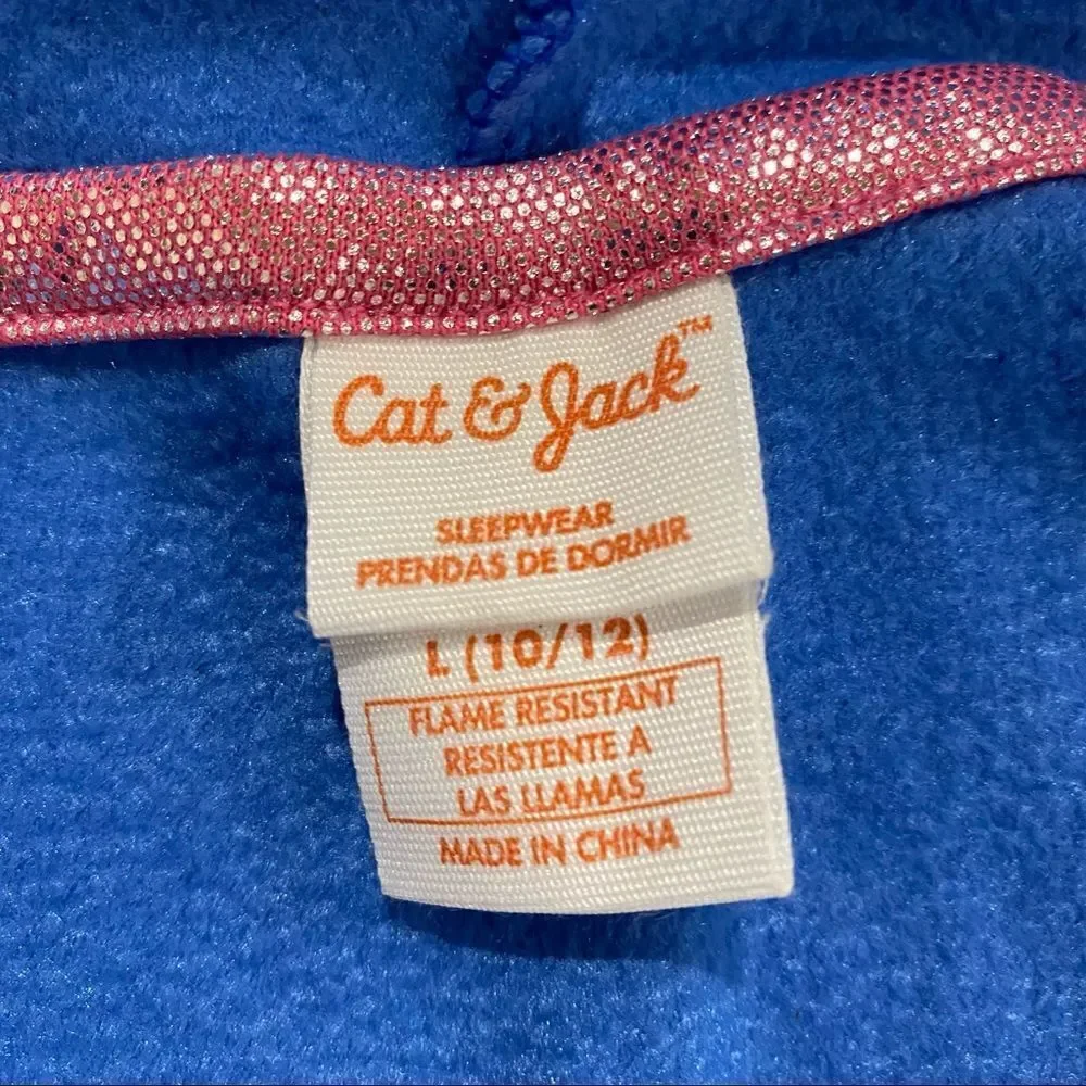Cat & Jack Cat Onesie Hoodie Pajamas